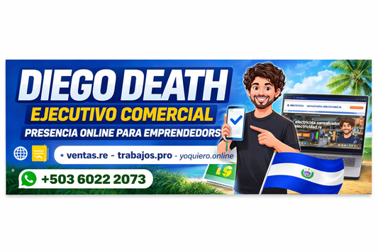 Diego "Death" Muñoz Ejecutivo Comercial – Presencia Online para Emprendedores